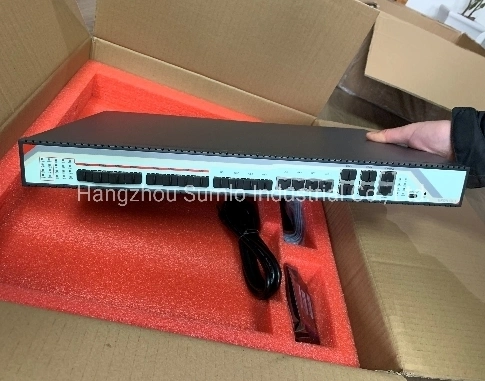 FTTX Gpon Olt 16 Pon Ports, 10 Ge, Support Dual Power, Compatible with Huawei, Zte ONU