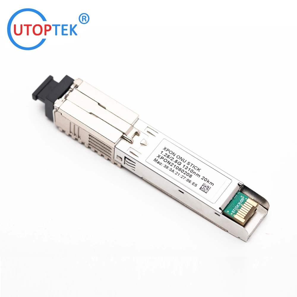 1.25g/2.5g Xpon Stick ONU SFP Module Tx1319/Rx1490nm Sc Connector SFP Transceiver for Both Gpon and Epon