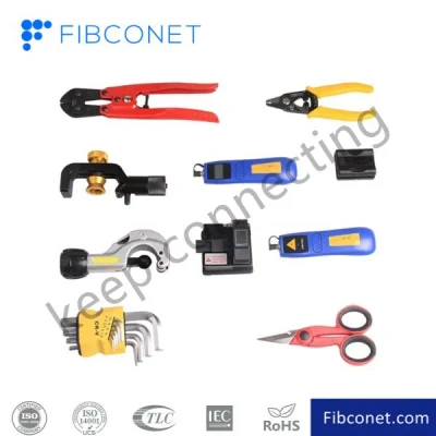 Fibconet conveniente caja de herramientas de empalme de fibra óptica FTTH Kir