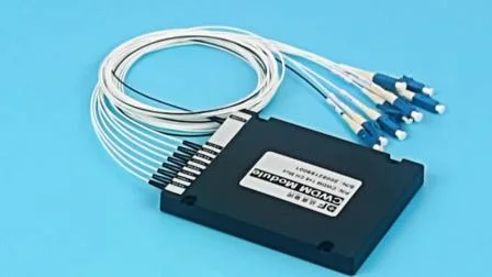 fibra óptica CWDM DWDM de Mux Demux del soporte de estante de la pulgada 80CH 100g de 1u 19
