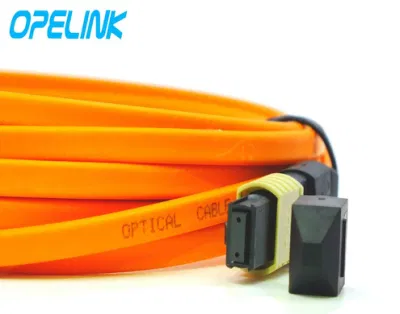 Cable de conexión de fibra óptica con varios modos de funcionamiento del cable plano plano MTP/MPO
